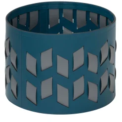 Rudi Cancun N. 9 Cestino rotondo blu petrolio> Ceste