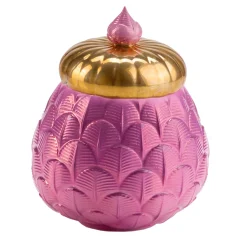 Villari CANDELA CHARLOTTE PEACOCK - FUCSIA> Candelieri E Portacandele