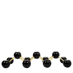 Fuda Candelabro a 11 sfere in marmo portoro nero Bramante di ADL Atelier Design Lab> Candelieri E Portacandele