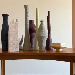 Ceramica Gatti 1928 Candelabro Mono OMEGA Verde Lime Opaco><noscript><img width=