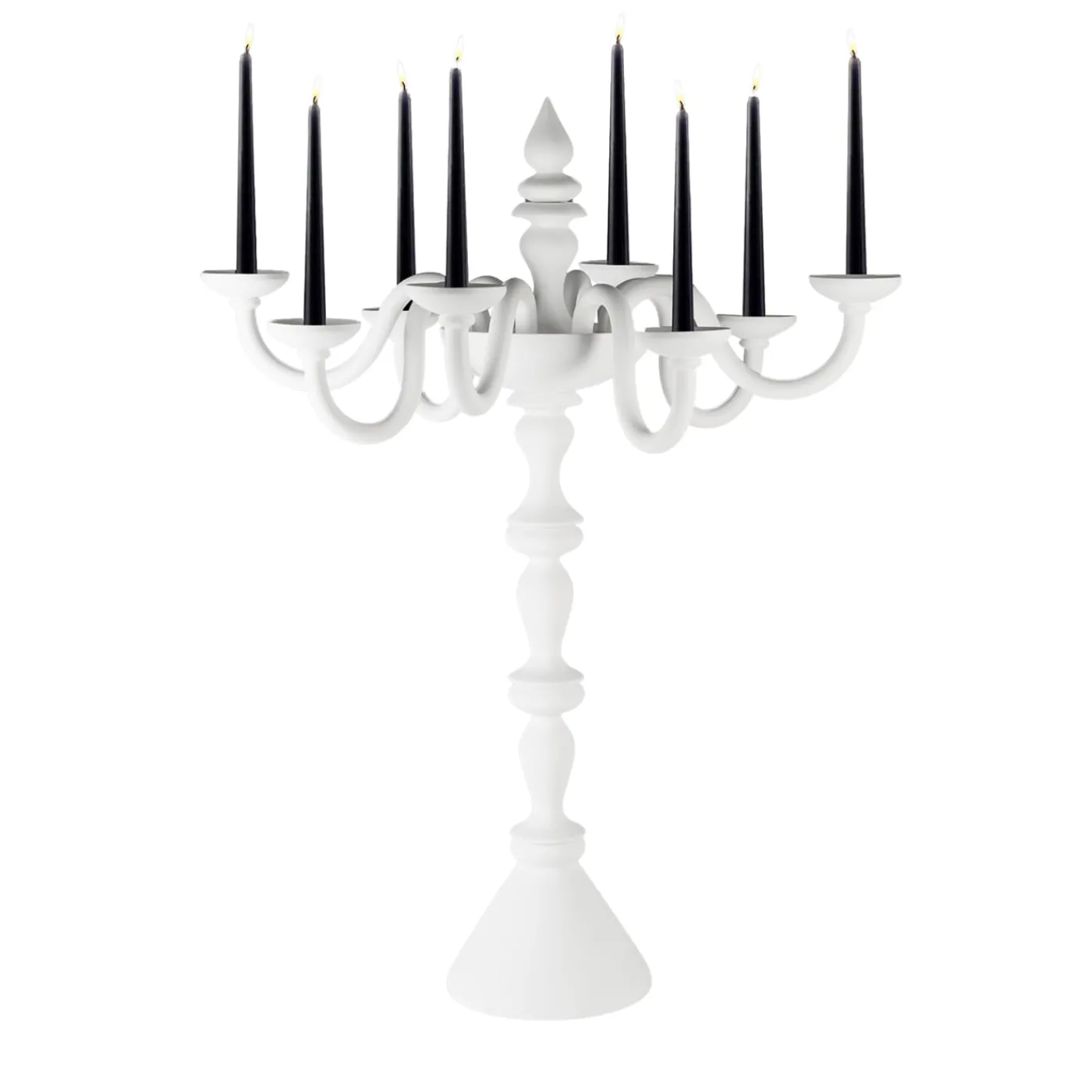 VGnewtrend Candelabro Palladio a 8 luci bianco> Candelieri E Portacandele