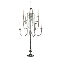 VGnewtrend Candelabro trasparente Octopus a 13 bracci> Candelieri E Portacandele
