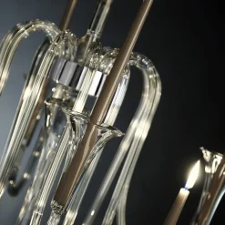 VGnewtrend Candelabro trasparente Octopus a 13 bracci><noscript><img width=