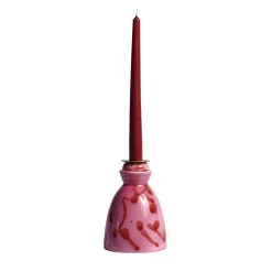 Carola fra i Trulli Candeliere in ceramica fucsia con 4 candele profumate> Candelieri E Portacandele