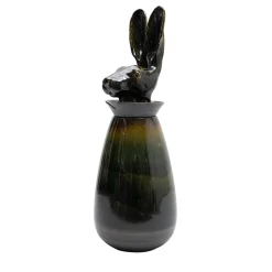 Amaaro Canopo Lepre Vaso nero #2> Vasi Figurativi