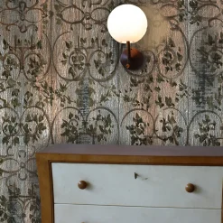 Larghevedute Carta da parati a foglia d'argento> Carte Da Parati