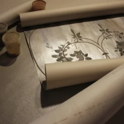 Larghevedute Carta da parati a foglia d'argento><noscript><img width=