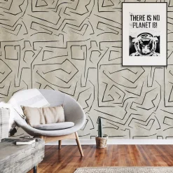 Wallpapers4Beginners Carta da parati artistica dal design minimale> Carte Da Parati