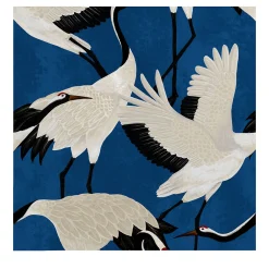 Wallpapers4Beginners Carta da Parati Blu Chinoiserie Asiatica> Carte Da Parati