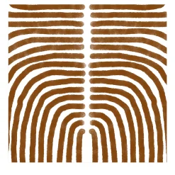 Wallpapers4Beginners Carta da parati boho a tonalità terra marrone> Carte Da Parati