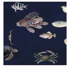 Wallpapers4Beginners Carta da Parati con Pesci Scuri per Parete Decorativa> Carte Da Parati