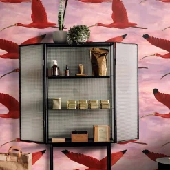 Wallpapers4Beginners Carta da Parati con Uccello Ibis Scarlatto al Tramonto> Carte Da Parati