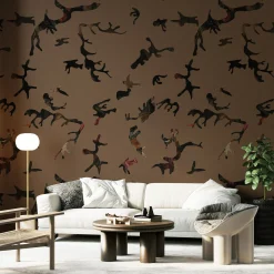 MaVoix Carta da parati Find Me in the Dark Cipria di Magnus Gjoen> Carte Da Parati