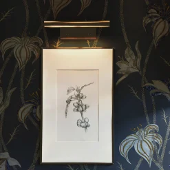 MaVoix Carta da parati Fiori Blu Ardesia><noscript><img width=