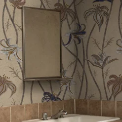 MaVoix Carta da parati Fiori Caffelatte><noscript><img width=