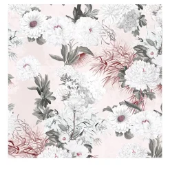 Wallpapers4Beginners Carta da parati floreale romantica in tonalità blush> Carte Da Parati