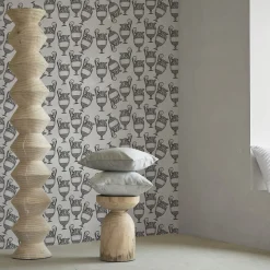 MaVoix Carta da parati Fontana Bianco e Nero><noscript><img width=