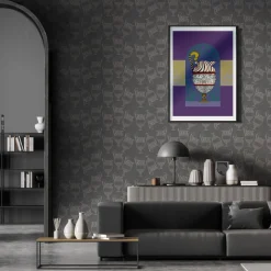 MaVoix Carta da parati Fontana Grigio Elefante><noscript><img width=