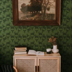 MaVoix Carta da parati Fontana Verde Muschio> Carte Da Parati