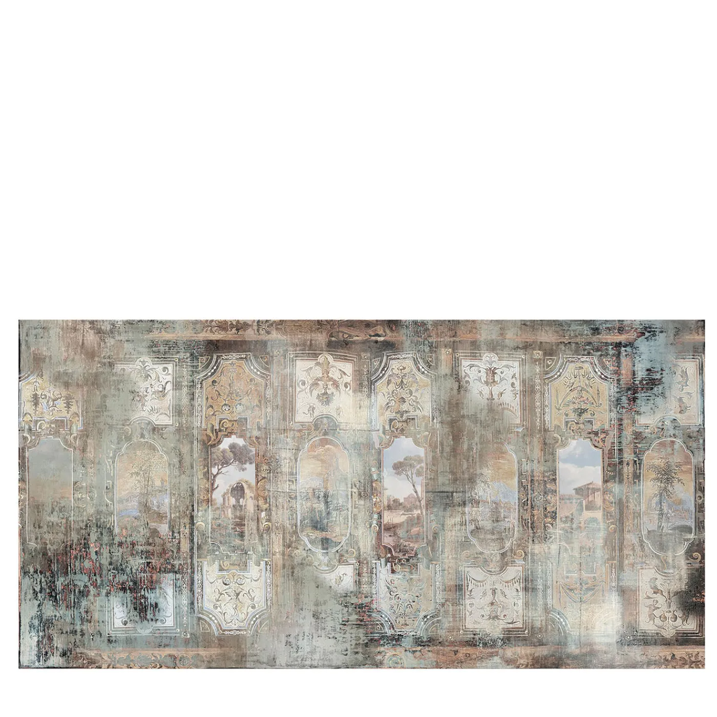 Officinarkitettura Carta da parati Grottesche con elementi architettonici multicolore> Carte Da Parati