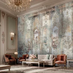 Officinarkitettura Carta da parati Grottesche con elementi architettonici multicolore><noscript><img width=