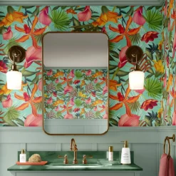 Wallpapers4Beginners Carta da parati hawaiana Tiki Decor> Carte Da Parati