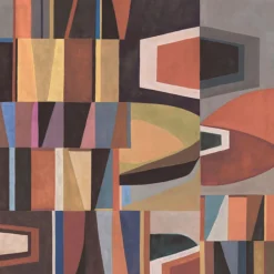 KOHRO Carta da parati in poliestere cromato multicolore><noscript><img width=