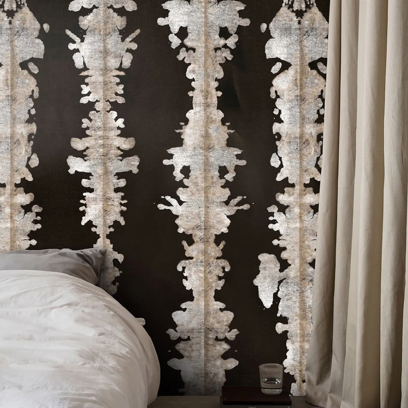 Wallpapers4Beginners Carta da parati Ink Blots Shibori> Carte Da Parati