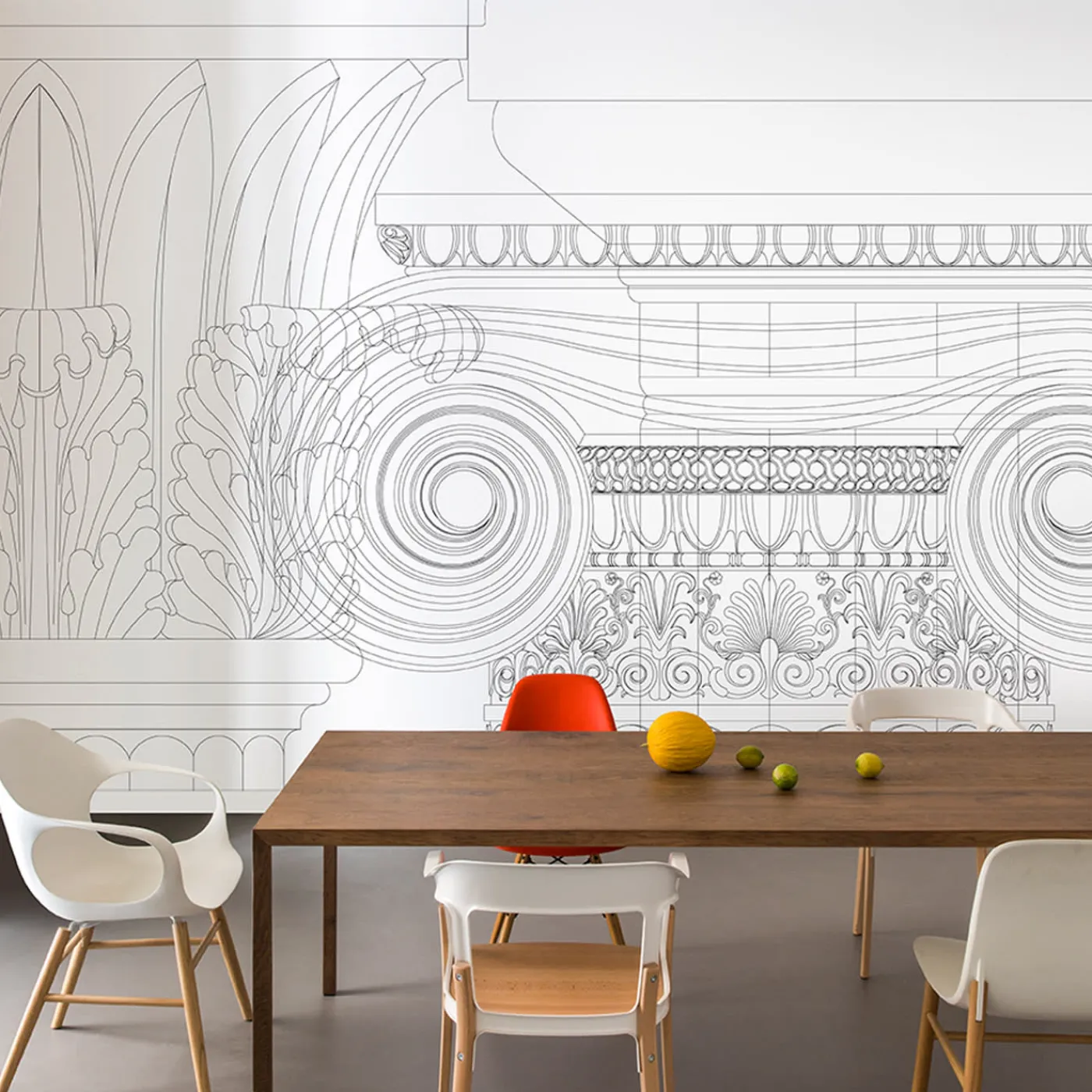 Secondome Edizioni Carta da parati Layers n.1> Carte Da Parati