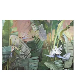 Larghevedute Carta da parati rosa Tropical Forest Mixedmade> Carte Da Parati