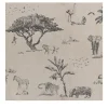 Wallpapers4Beginners Carta da Parati Safari Beige con Animali Selvatici> Carte Da Parati