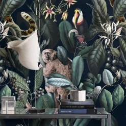 Wallpapers4Beginners Carta da parati scura della giungla selvaggia tropicale><noscript><img width=