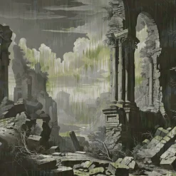 MaVoix Carta da parati Storm of Stones and Shadows Two-Tones-Musk di Magnus Gjoen><noscript><img width=