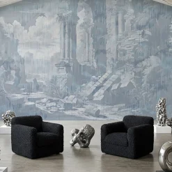 MaVoix Carta da parati Storm Of Stones And Shadows azzurra di Magnus Gjoen><noscript><img width=