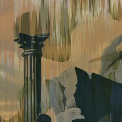 MaVoix Carta da parati Storm of Stones and Shadows Autumn edition di Magnus Gjoen><noscript><img width=