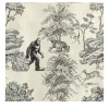 Wallpapers4Beginners Carta da Parati Toile de Jouy in Toni Seppia con Bigfoot Mistico> Carte Da Parati