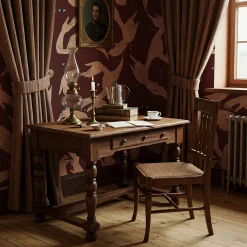 MaVoix Carta da parati Uno Nessuno Rosso Classico Borgogna di Marika Tardio><noscript><img width=