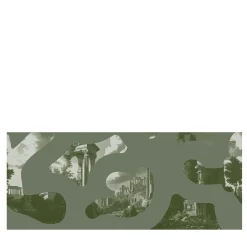 MaVoix Carta da parati Whispers of Forgotten Past Sage Green Edition di Magnus Gjoen> Carte Da Parati