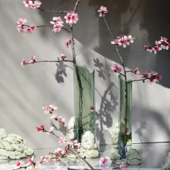 Coki Catharsis Vaso scultoreo in vetro salvia #1><noscript><img width=