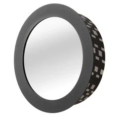 Splot Design Celato 40 Specchio nero rotondo> Specchi Da Parete