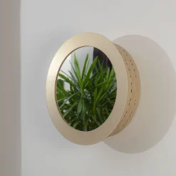 Splot Design Celato 40 Specchio rotondo dorato> Specchi Da Parete