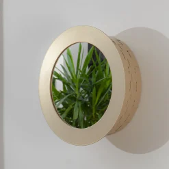 Splot Design Celato 30 Specchio rotondo dorato> Specchi Da Parete