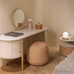 Incalmi Centrotavola Alchimie in vetro di Murano Rosa Quarzo> Centrotavola