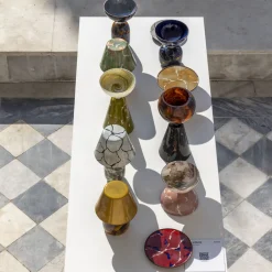 Incalmi Centrotavola Alchimie in vetro di Murano Black Emperador><noscript><img width=