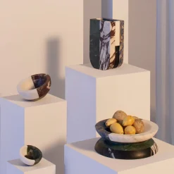 MMairo Centrotavola Aldo in marmo multicolore di Arthur Arbesser> Centrotavola