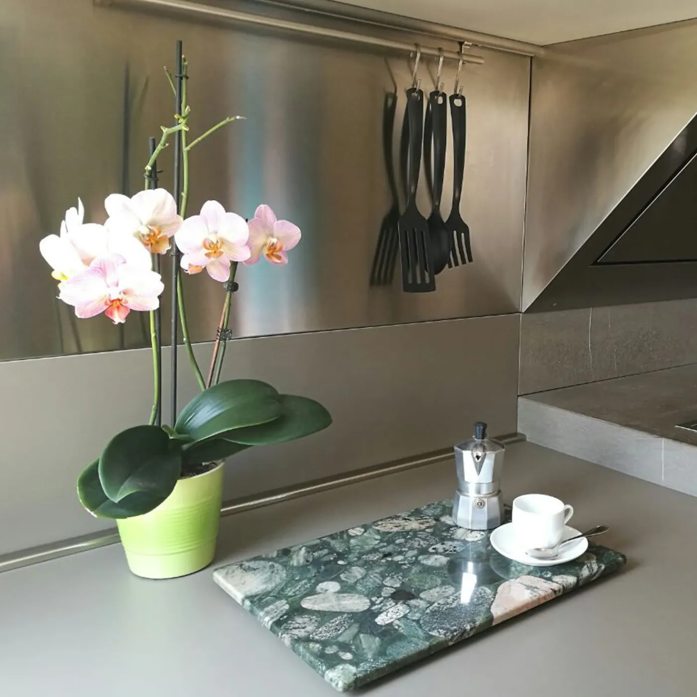 Espidesign by Paola Speranza Centrotavola Convivio in Marmo Verde Marinace Lucido> Centrotavola