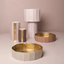 Paola Paronetto Centrotavola Coppa Ninfea Corteccia A20/Dolce> Centrotavola