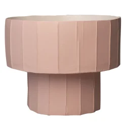 Paola Paronetto Centrotavola Coppa Ninfea Corteccia C8/Pesca chiaro> Centrotavola