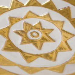 ND Dolfi Centrotavola in maiolica Triangolo><noscript><img width=