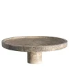 MMairo Centrotavola in Travertino Argento Inside Out di Karen Chekerdjian> Centrotavola